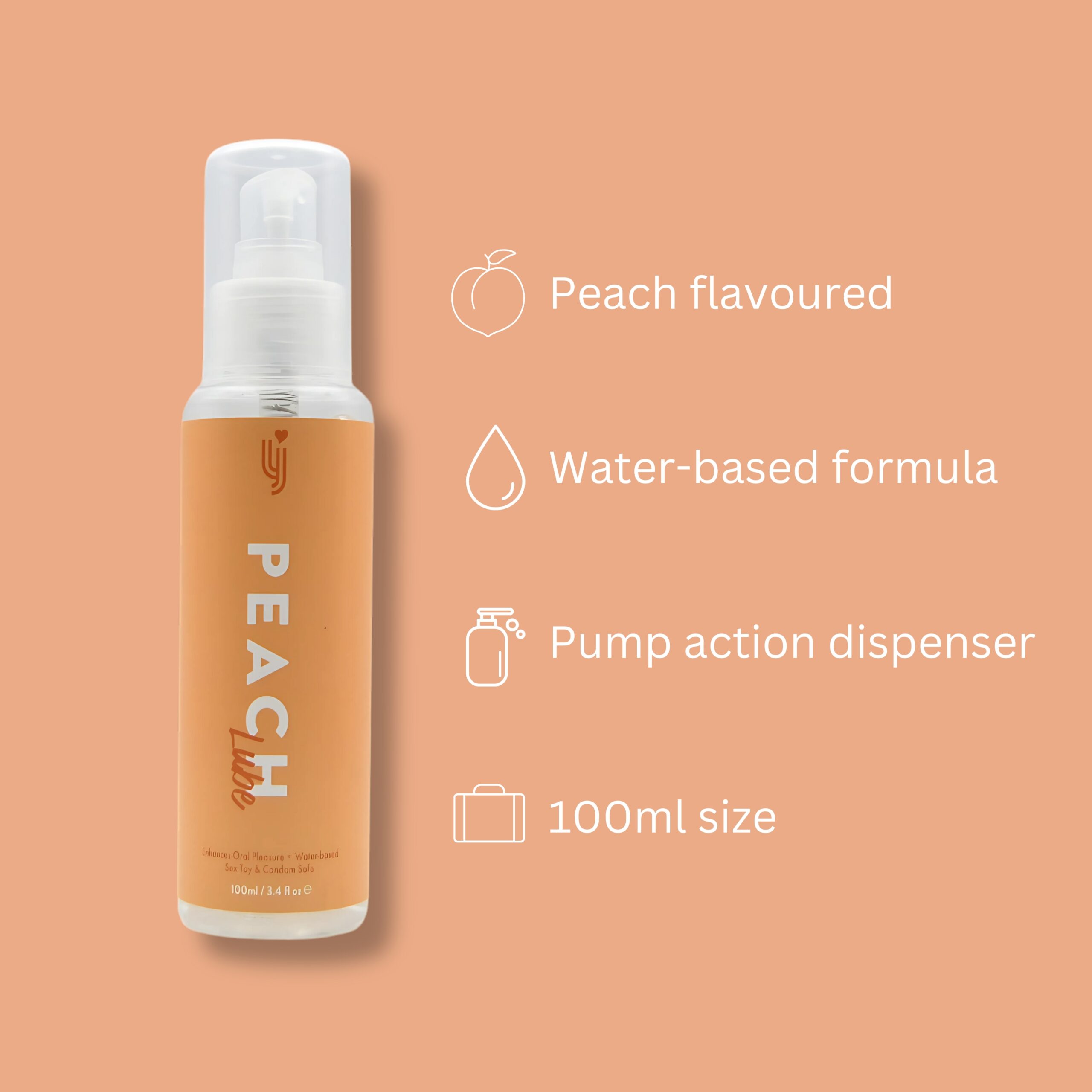 Loving Joy Peach Flavoured Lubricant 100ml - Image 6