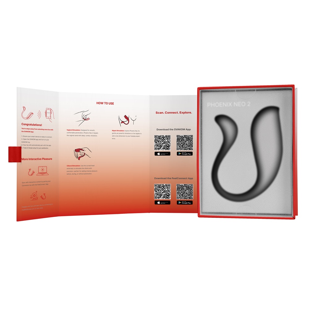 Svakom Phoenix Neo 2 Interactive App Controlled Vibrator - Image 7