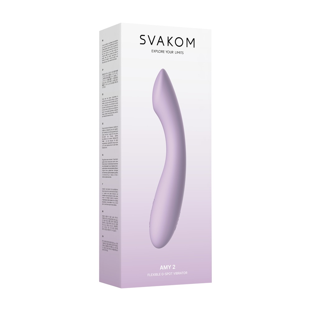 Svakom Amy 2 G-Spot and Clitoral Vibrator Lilac - Image 7